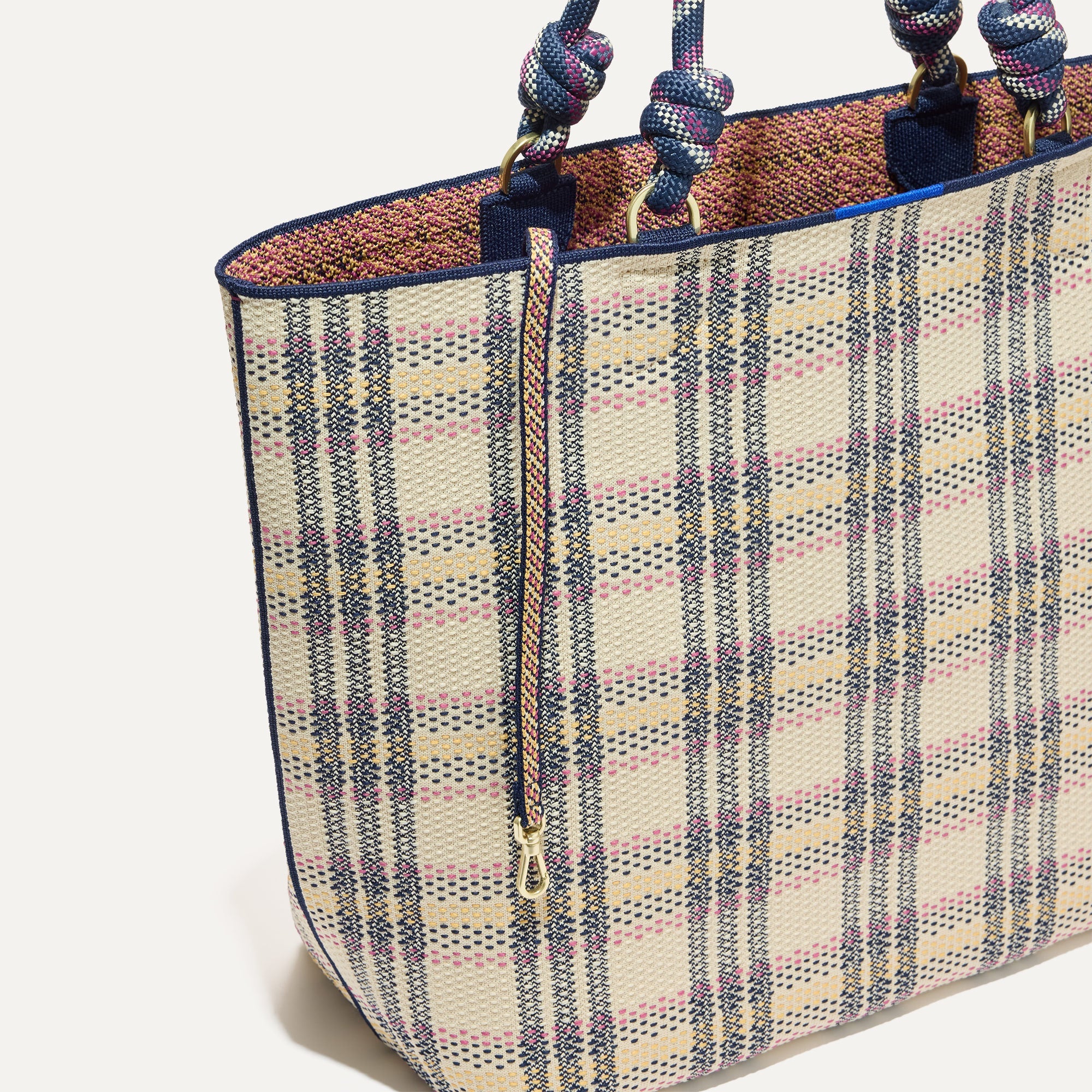The Lightweight Tote - Spring Plaid - Image 6
