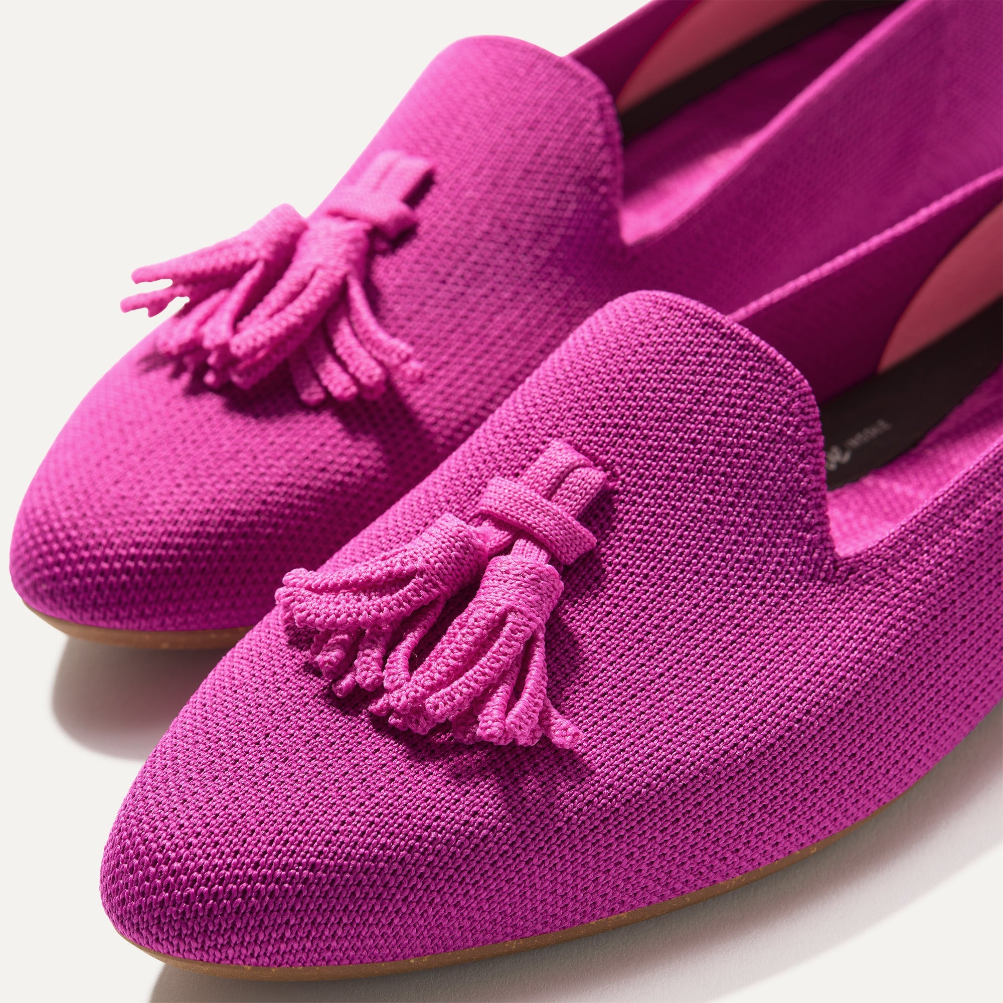 The Almond Tassel Loafer - Pink Bramble - Image 2