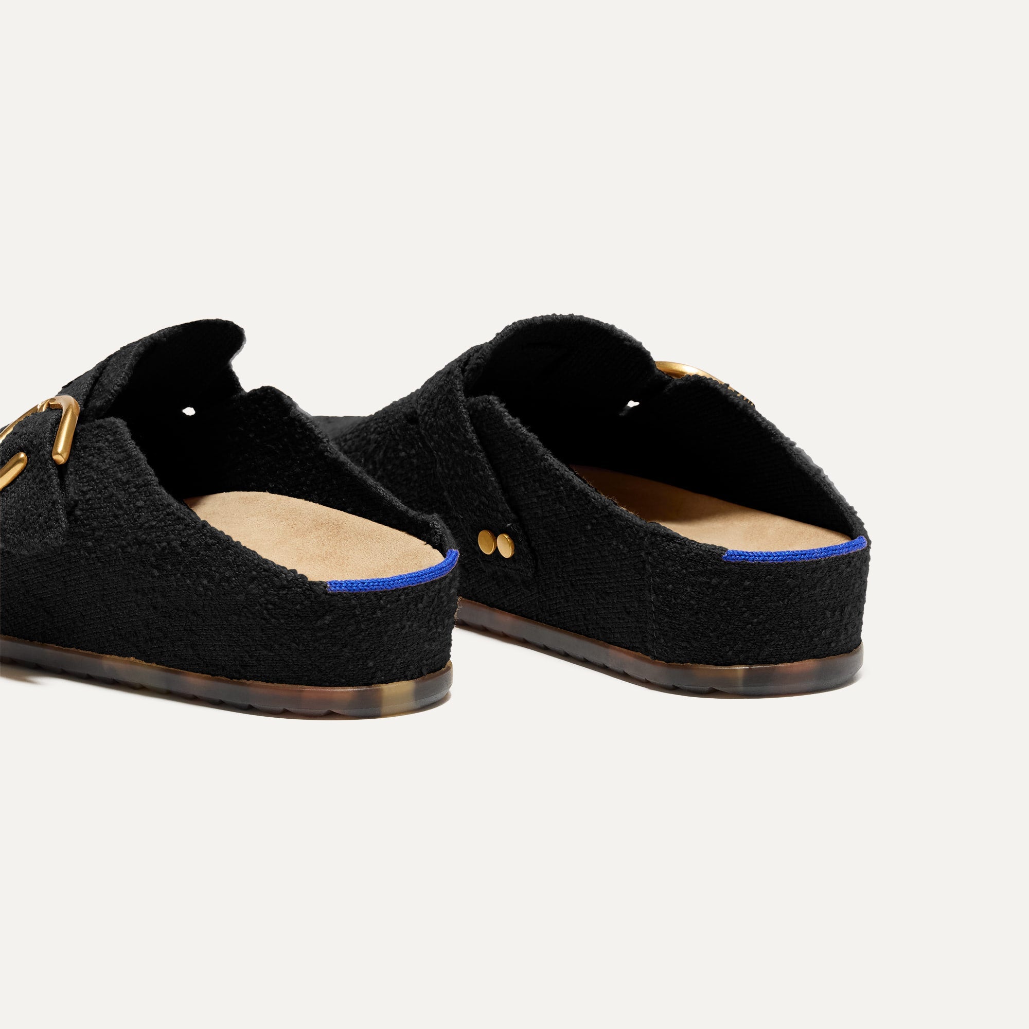 The Buckle Clog - Soft Black Boucl?? - Image 2
