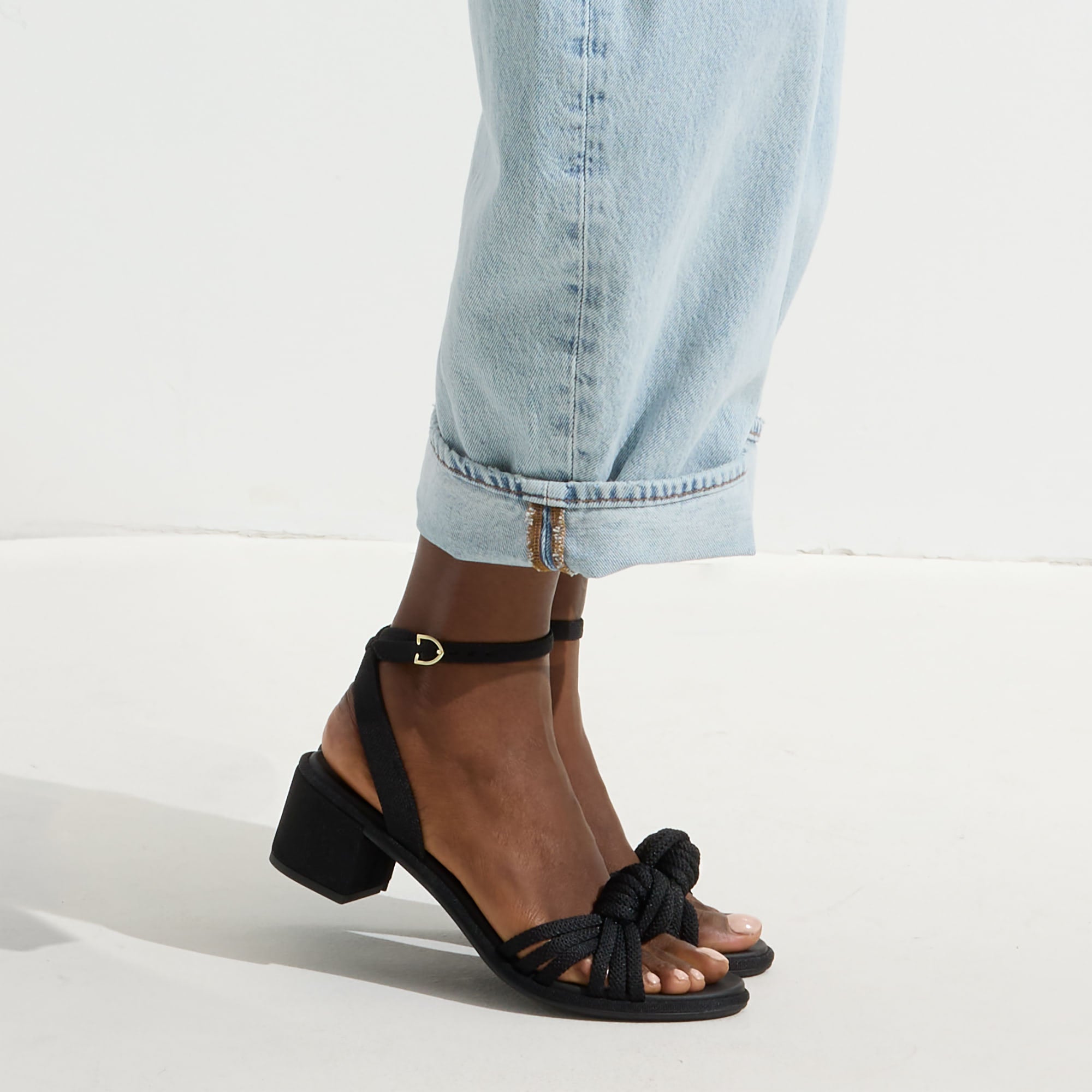 The Knot Sandal - Black - Image 3