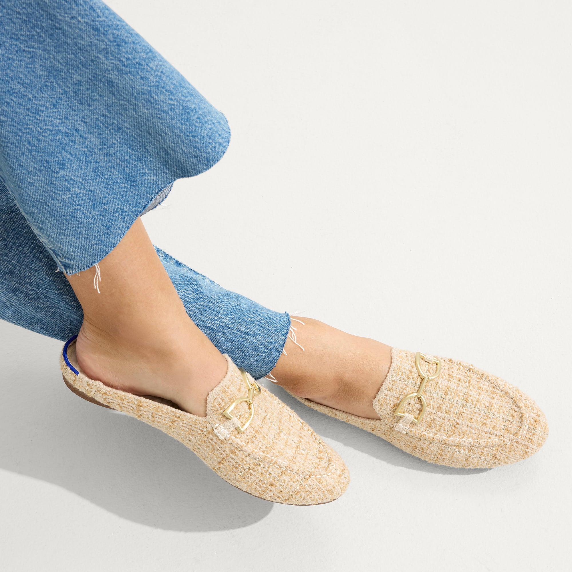 The Cozy Bit Loafer Mule - Moonlit Tweed - Image 3