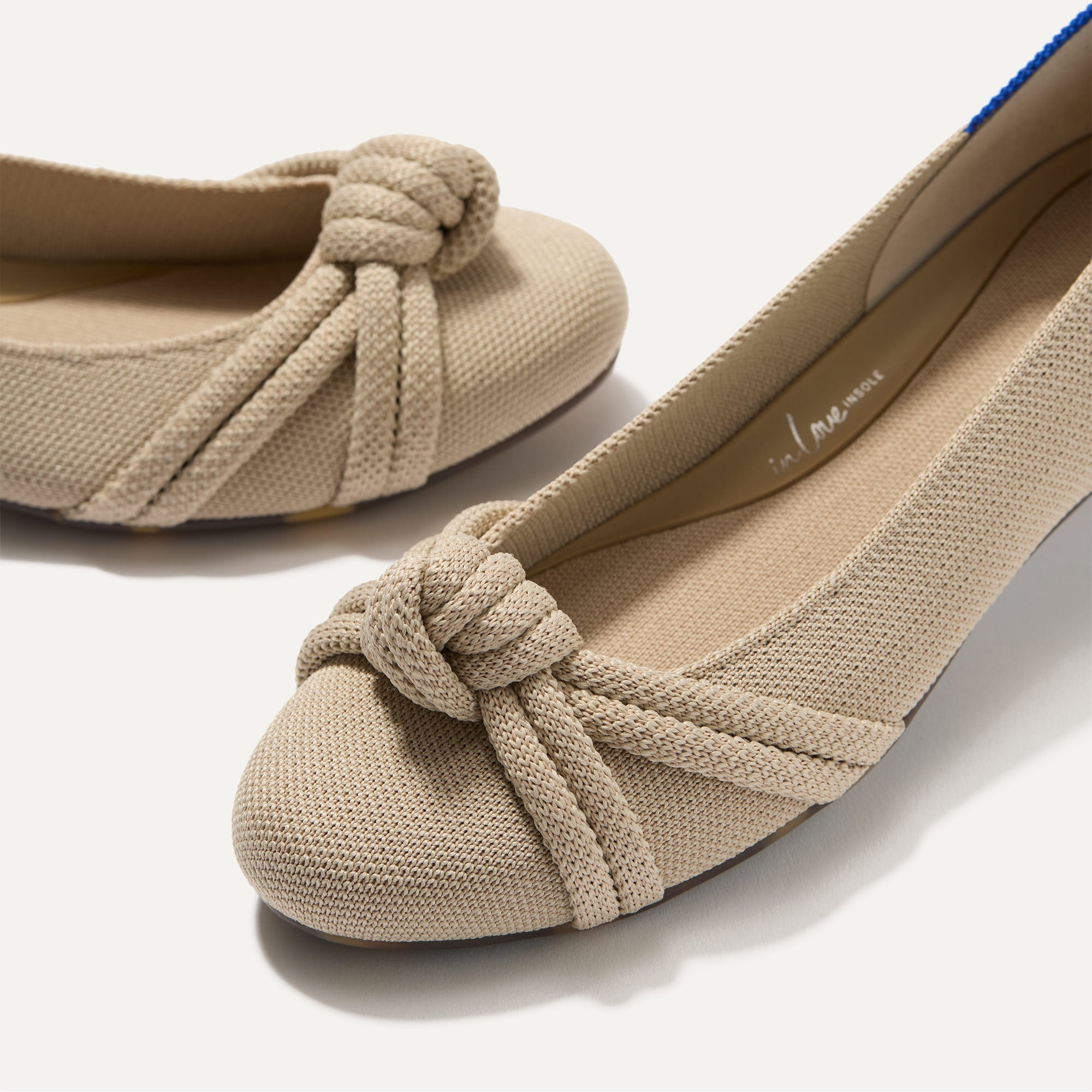 The Knot Ballet Flat - Ecru - Image 2